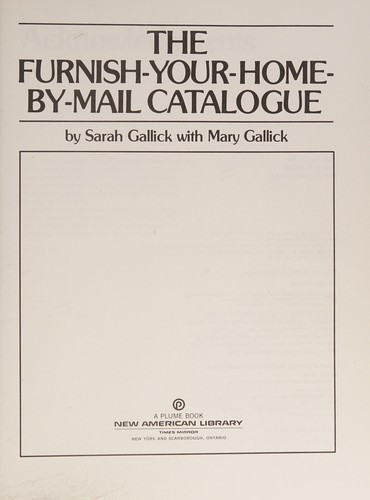 The furnish-your-home-by-mail catalogue