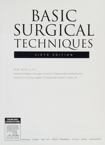 Basic Surgical Techniques
