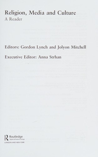 Religion, media, and culture