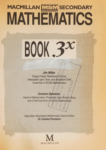 Macmillan Secondary Mathematics