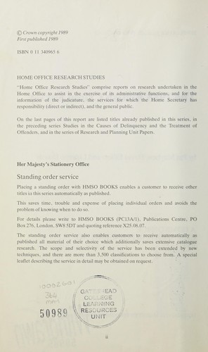The British Crime Survey 1988