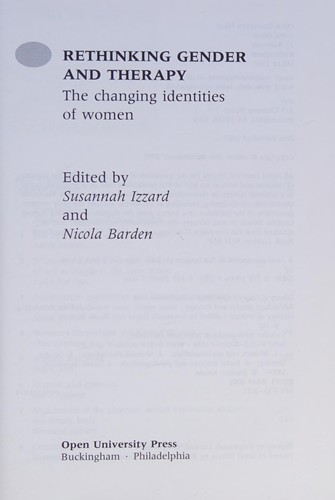 Rethinking gender and therapy