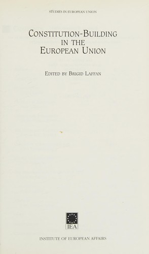 Constitution-building in the European Union