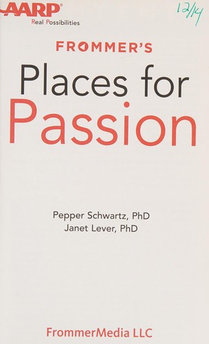 Frommer's Places for Passion
