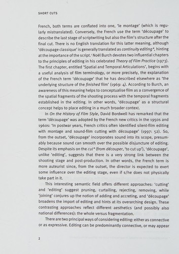 Film Editing: Art of the Expressive
