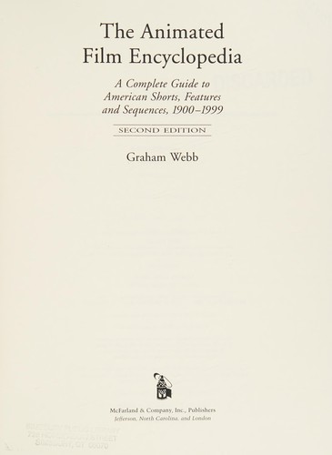 The animated film encyclopedia