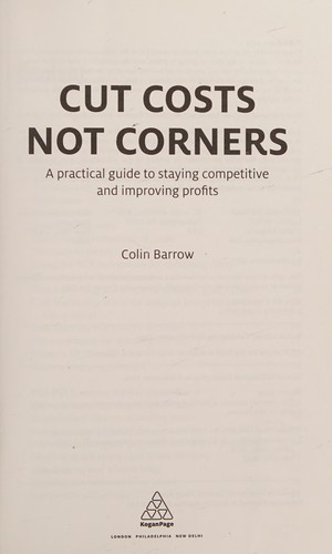 Cut costs not corners