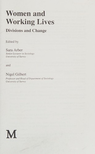 Women and Working Lives