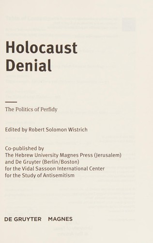 Holocaust denial