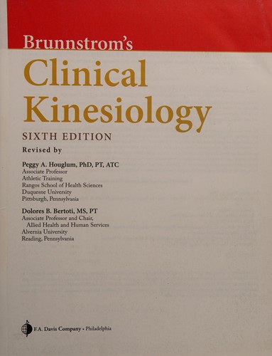 Brunnstrom's Clinical Kinesiology