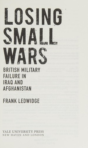 Losing small wars