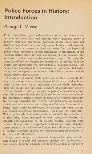 Police forces in history