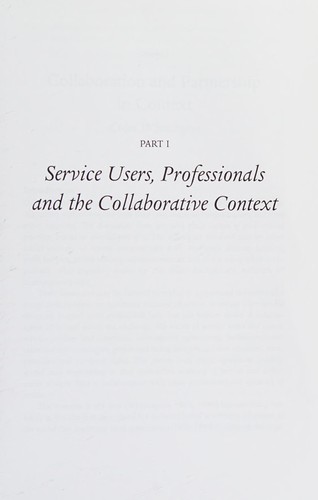 Collaboration in Social Work Practice