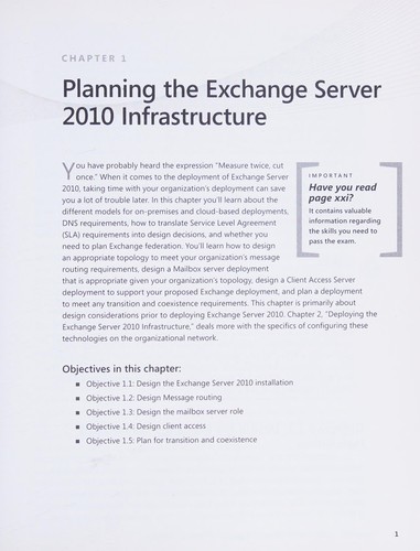 MCITP 70-663 Exam Ref: Designing and Deploying Messaging Solutions with Microsoft Exchange Server 2010