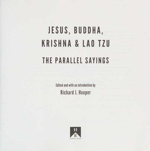 Jesus, Buddha, Krishna, & Lao Tzu