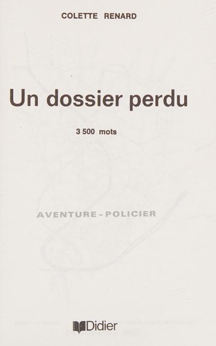 Un dossier perdu