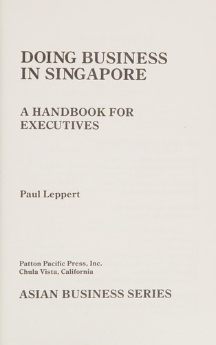 Doing Business in Singapore