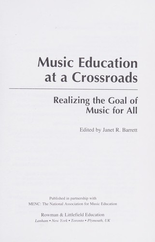 Music education at a crossroads