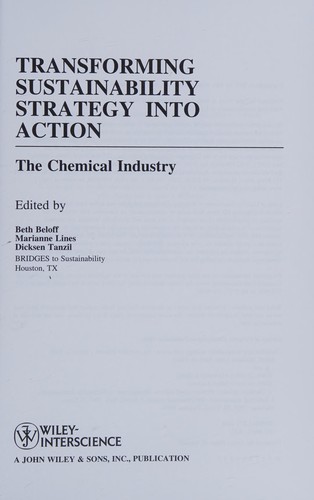 Transforming Sustainability Strategy into Action
