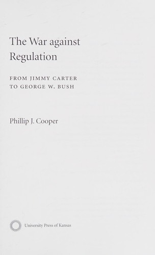 The War Against Regulation