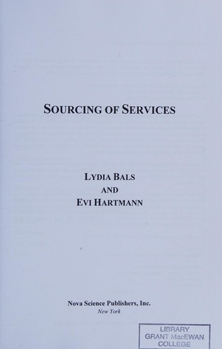 Sourcing of Services