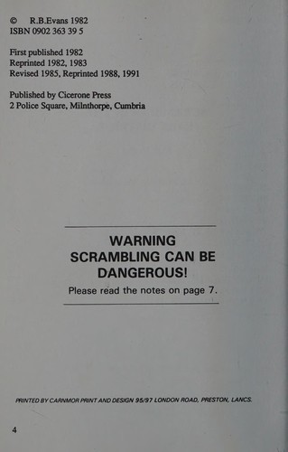 Scrambles in the Lake District