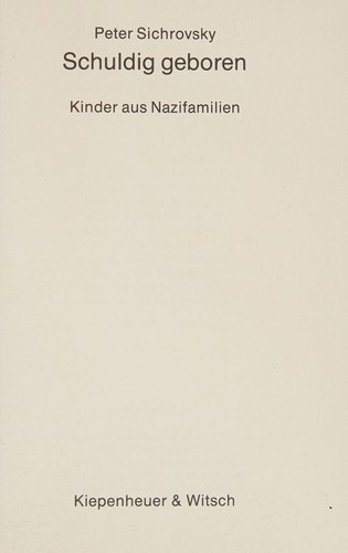 Schuldig geboren