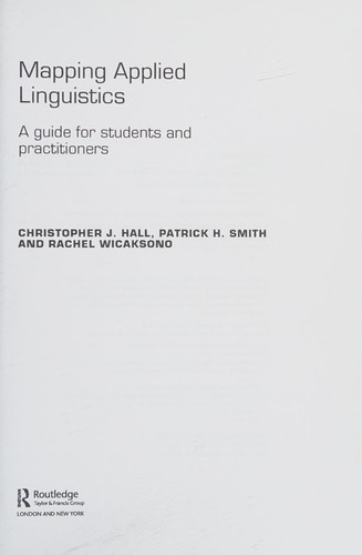 Mapping Applied Linguistics