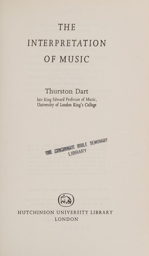 The interpretation of music