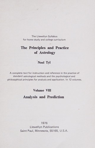 Analysis and Prediction
