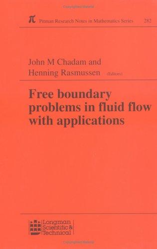 Free Boundary Problems in Fluid Flow with Applications