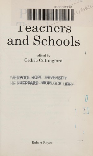 Parents, Teachers and Schools