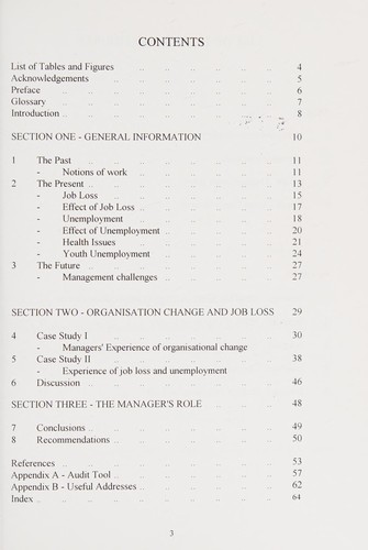 Job Loss and Unemployment