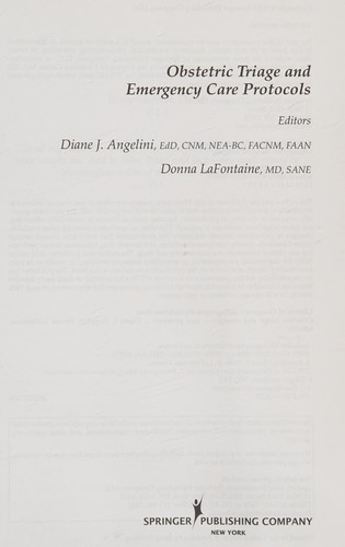 Obstetric Triage and Emergency Care Protocols