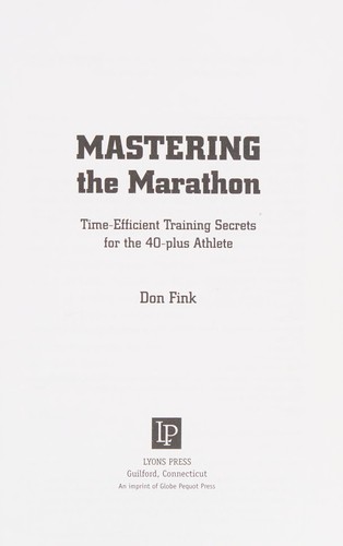 Mastering the marathon