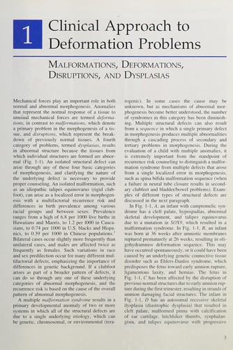 Smith's Recognizable Patterns of Human Deformation