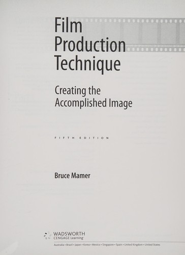 Film Production Technique