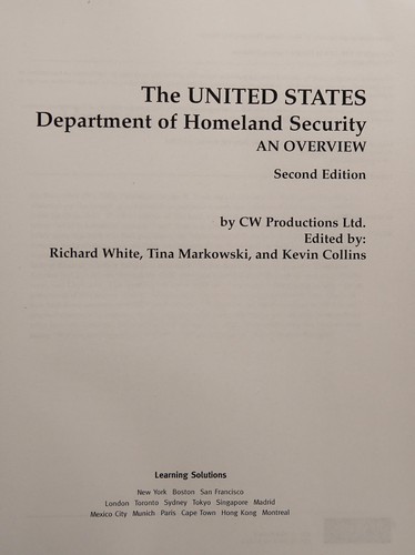 The United States Department of Homeland Security