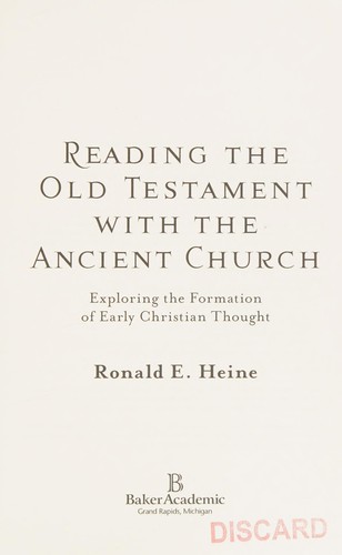 Reading the Old Testament with the ancient church