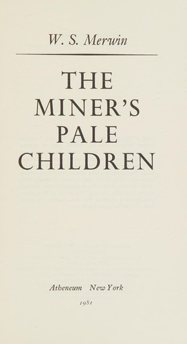 Miners Pale Children Ppr