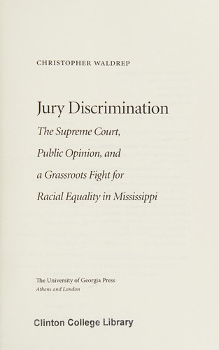 Jury discrimination
