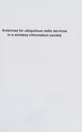 Antennas for ubiquitous radio services in a wireless information society