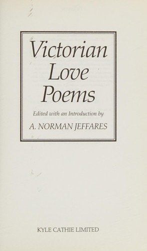Victorian love poems