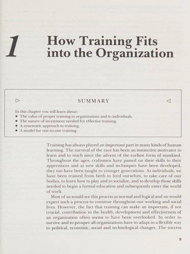 One to One Training and Coaching Skills