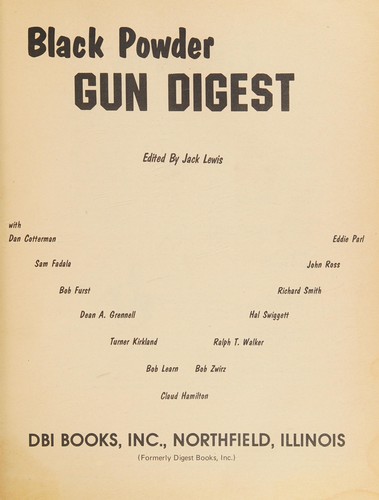 Black Powder Gun Digest
