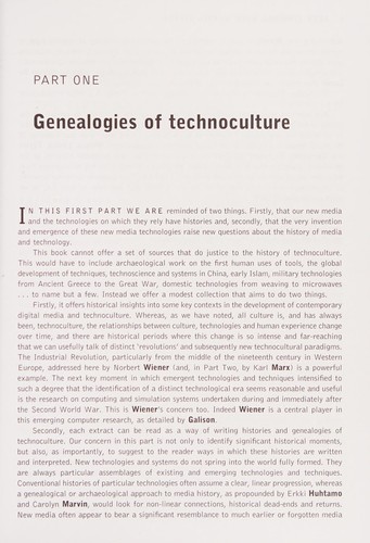The New Media and Technocultures Reader