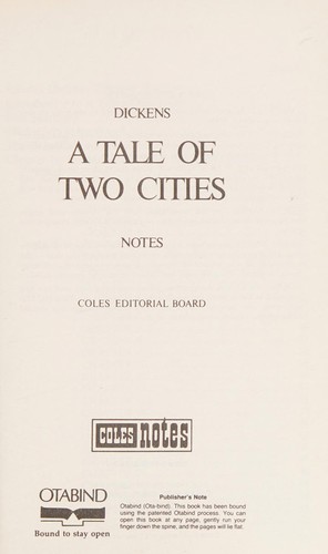 Dickens' A Tale of Two Cities Notes