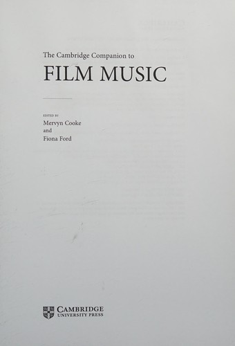 The Cambridge companion to film music
