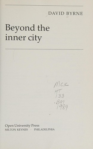 Beyond the Inner City