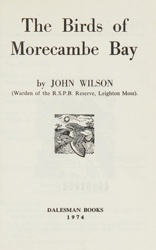 The Birds of Morecambe Bay